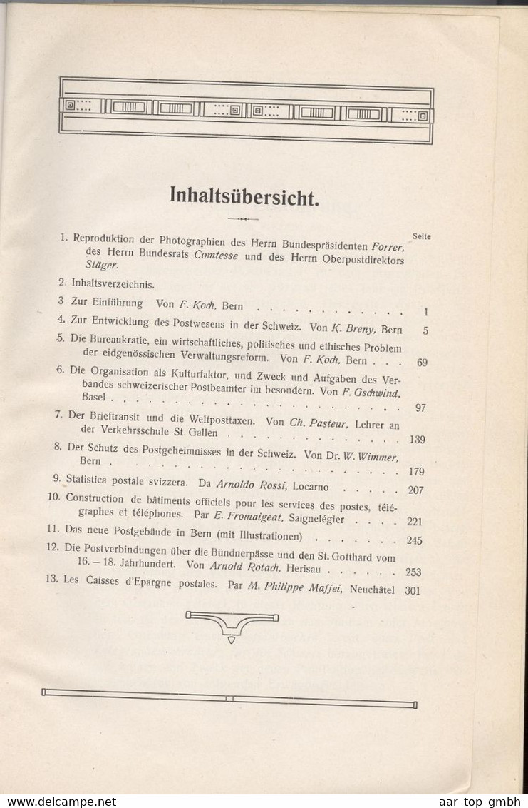 Schweiz, Postjahrbuch Der Schweiz 1912 F.Koch 330 Seiten 513 Gr - Altri & Non Classificati