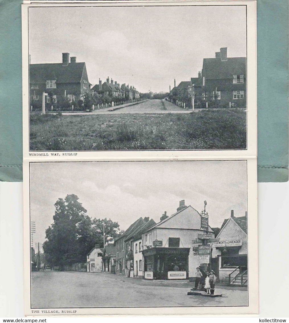 RUISLIP 10 POSTAL VIEW SOUVENIR - Middlesex