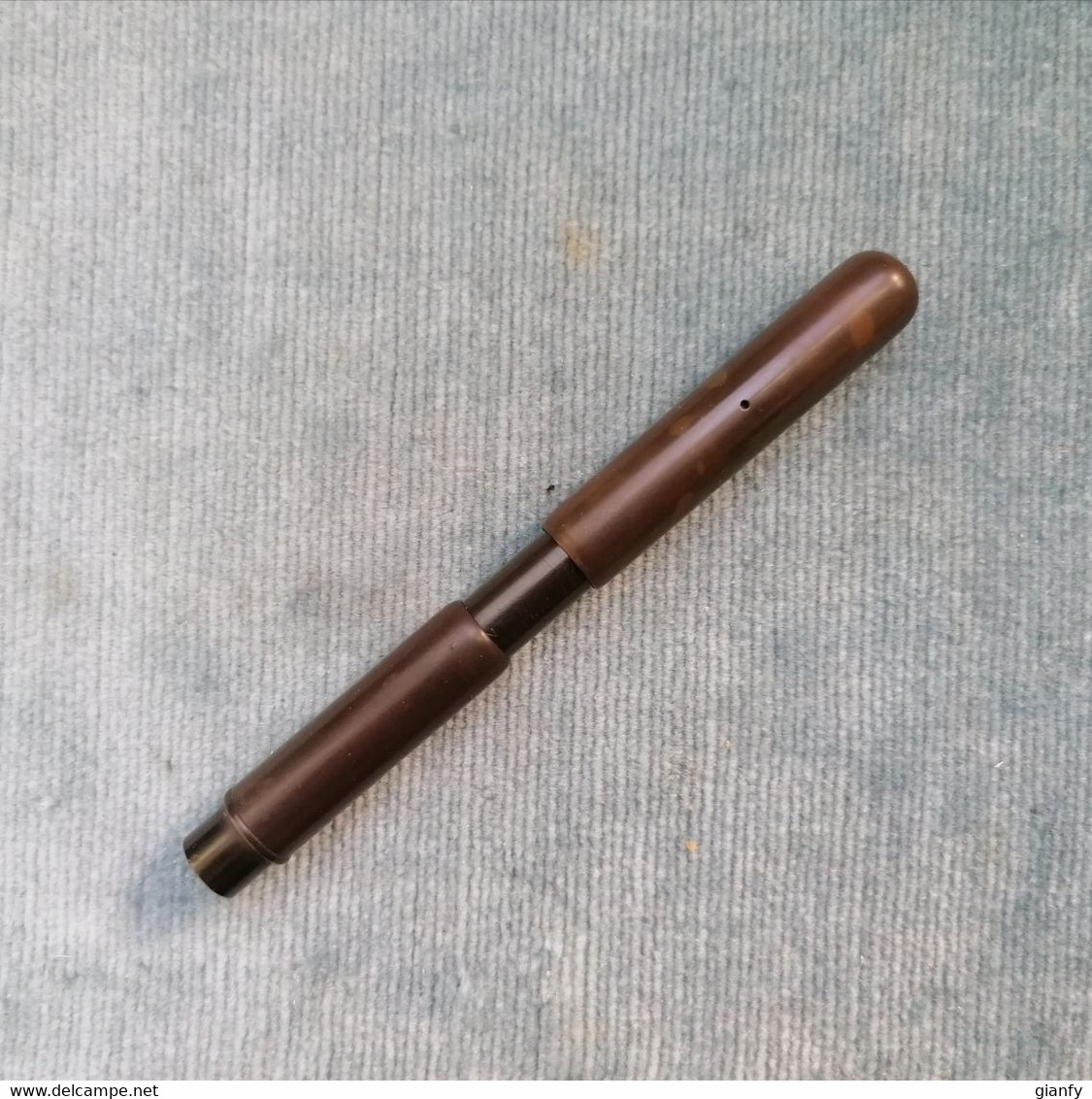 PENNA STILOGRAFICA MOORE NON LEAKABLE SAFETY PEN 1910 VERY OLD AMERICAN FOUNTAIN PEN - Stylos