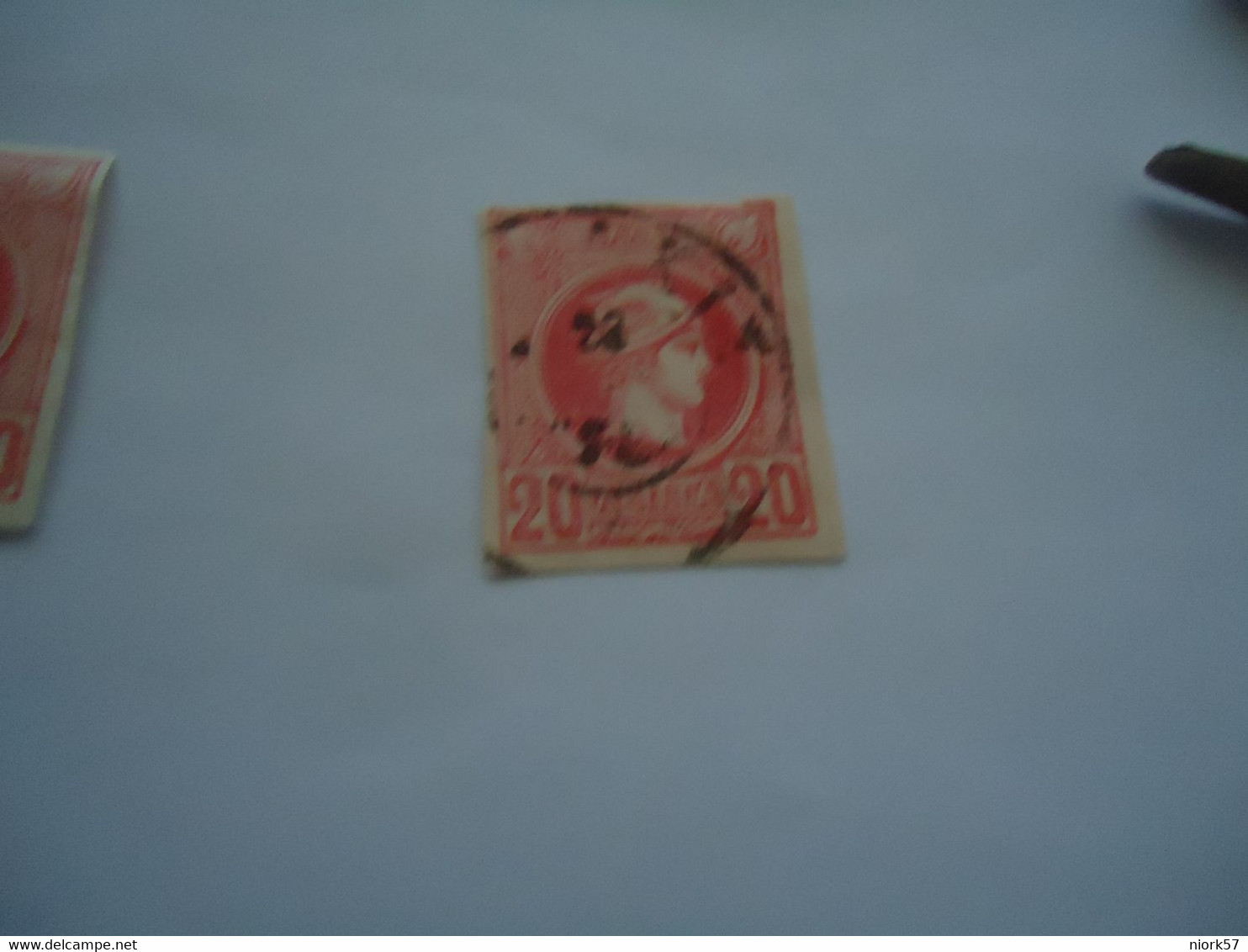 GREECE USED SMALL HERMES HEADS  20L  ΧΑΛΚΙΣ - Other & Unclassified