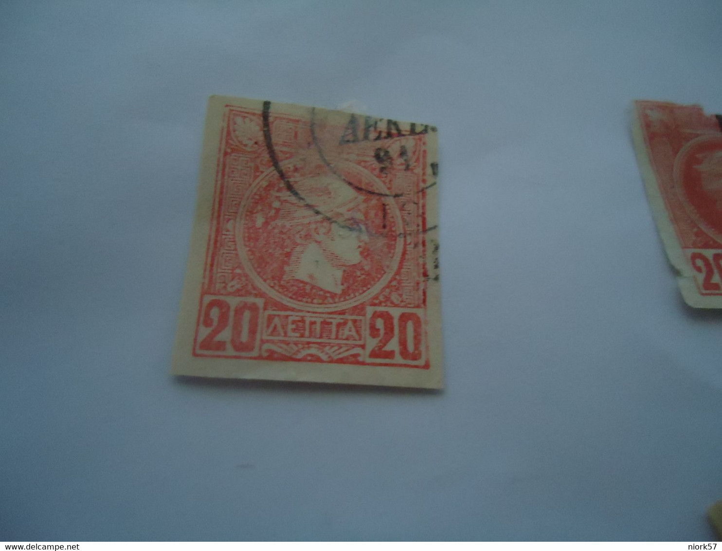 GREECE USED SMALL HERMES HEADS  20L - Other & Unclassified