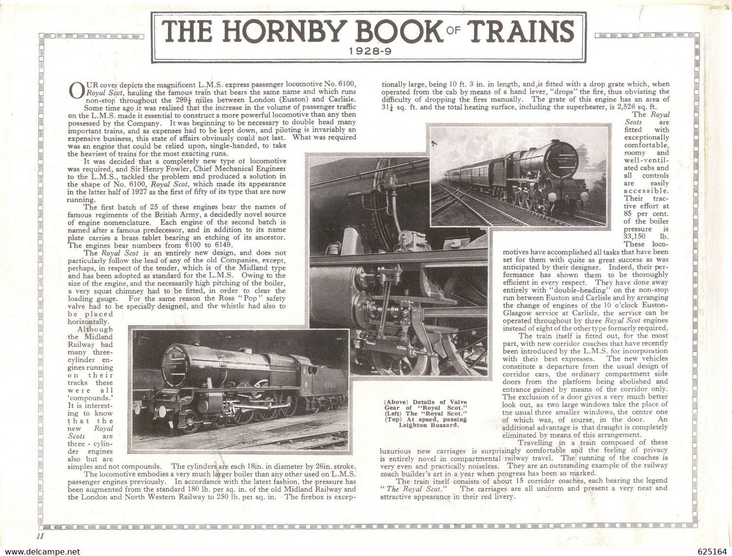 Catalogue HORNBY BOOK Of TRAINS 1928-9 The Cover Is A Beautiful Reproduction - English