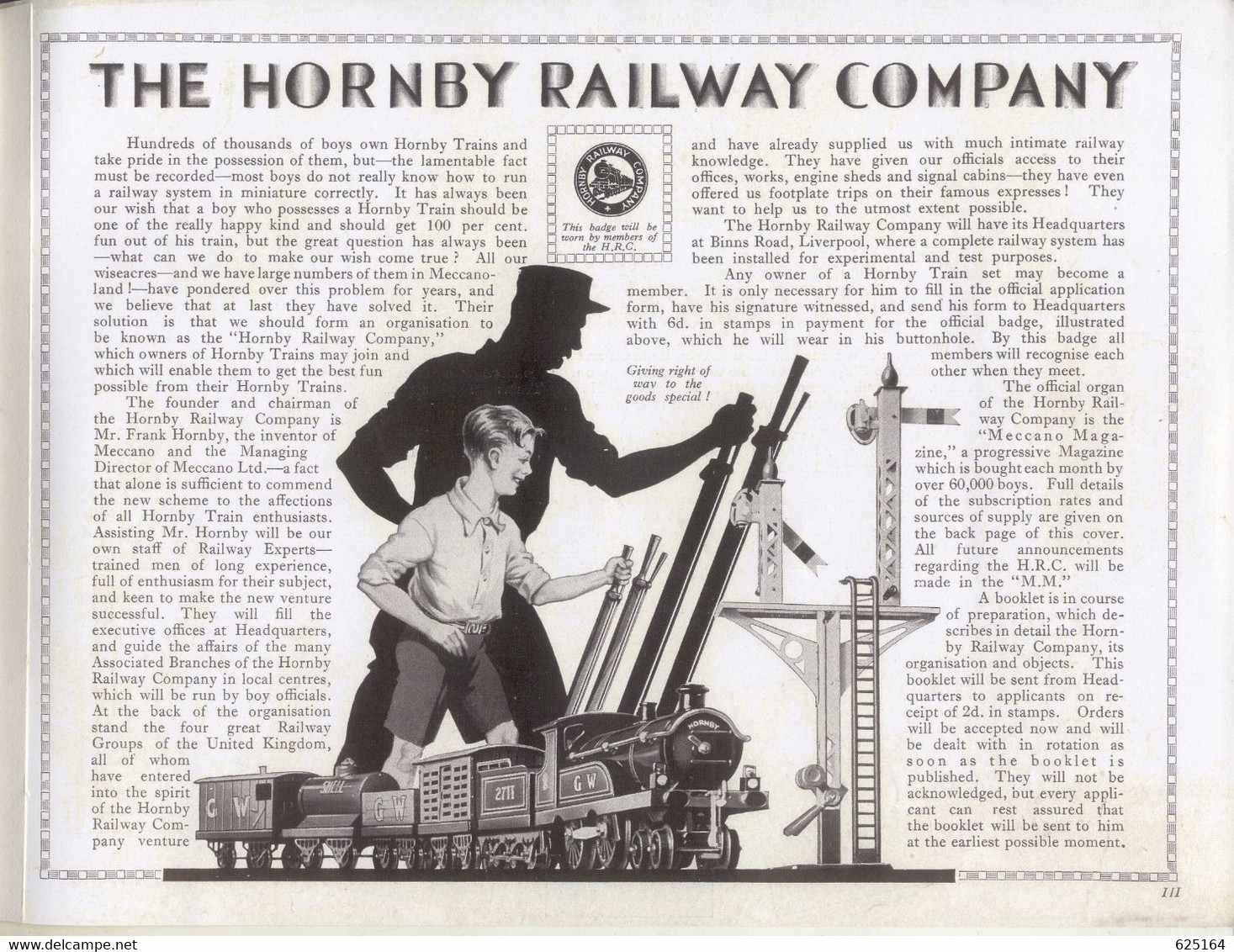 Catalogue HORNBY BOOK Of TRAINS 1928-9 The Cover Is A Beautiful Reproduction - English
