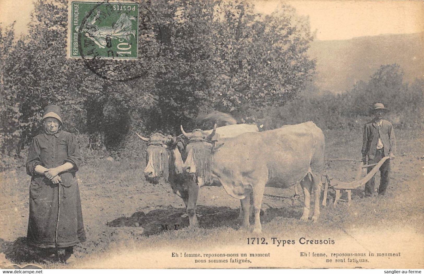 CPA 23 TYPES CREUSOIS / AGRICULTURE - Other & Unclassified