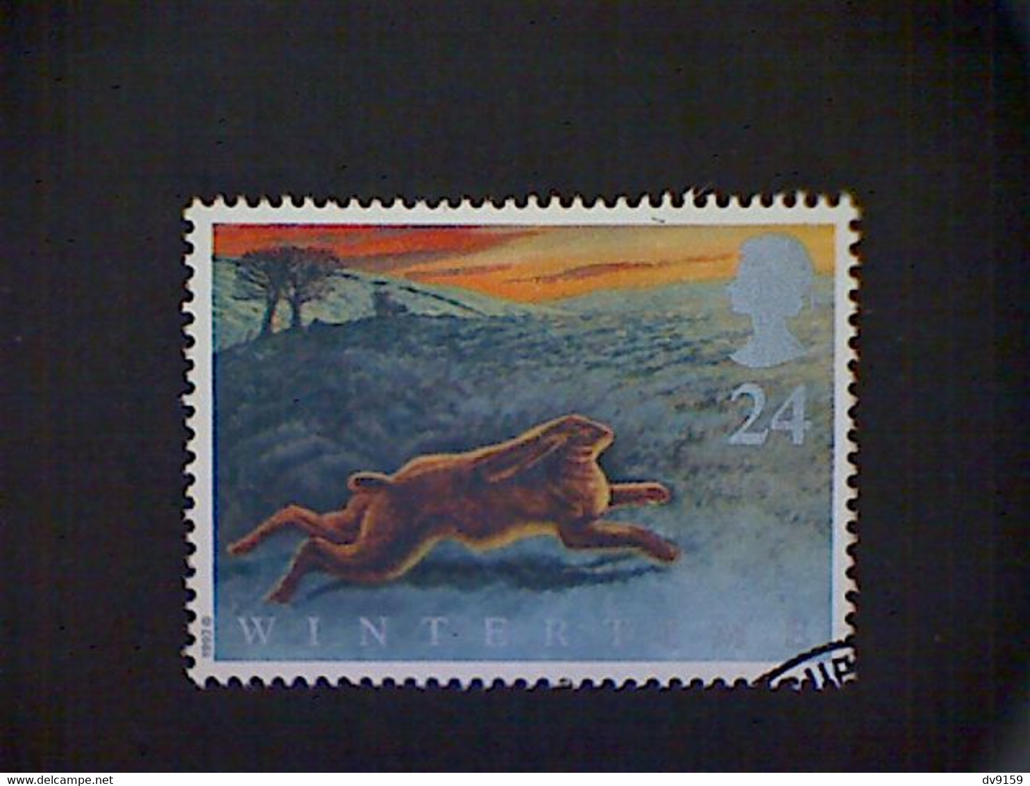 Great Britain, Scott #1422, Used (o), 1992, Animals In Winter, Brown Hare, 24p - Unclassified