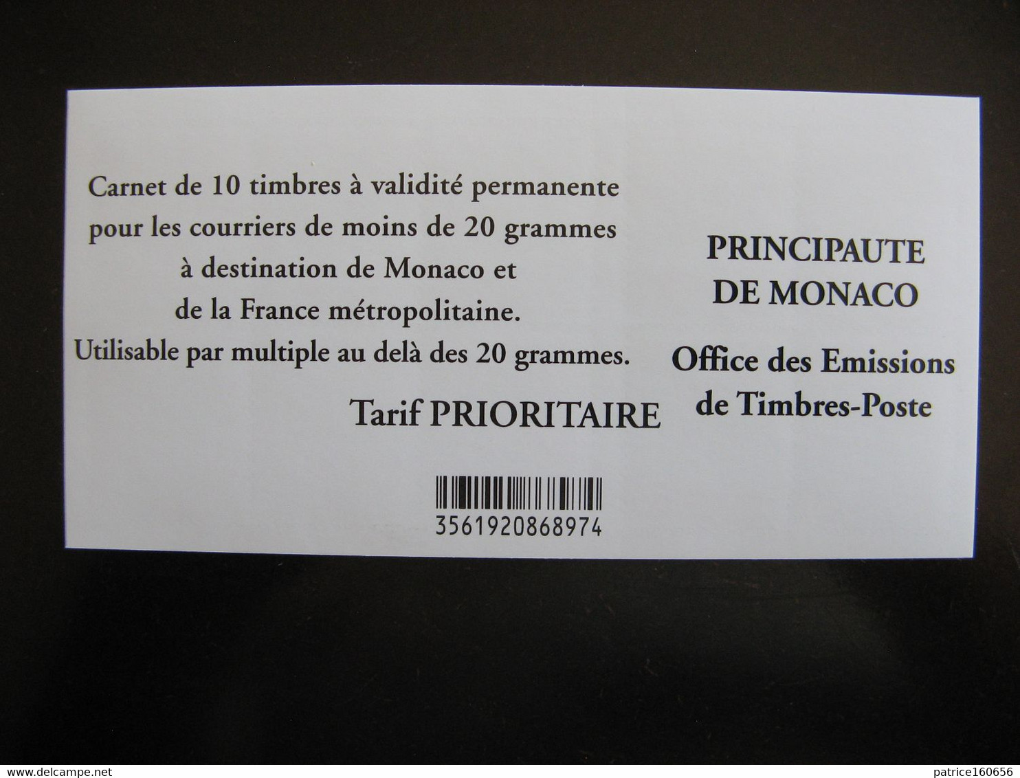 Monaco:  TB Carnet N° 21, Neuf XX . - Booklets