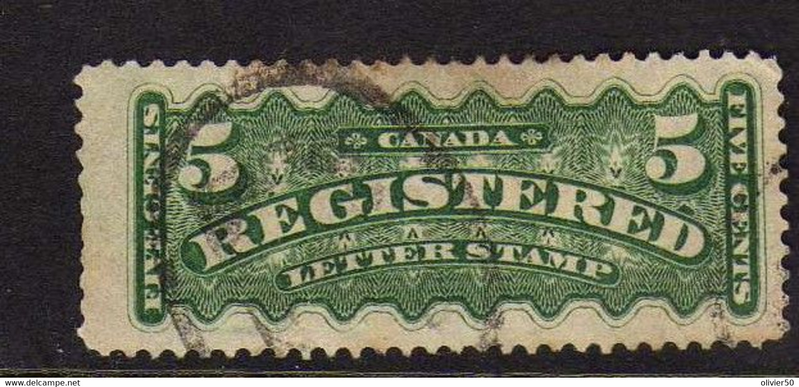 Canada -  5 C.  Lettres Chargees     Obliteres - Recommandés