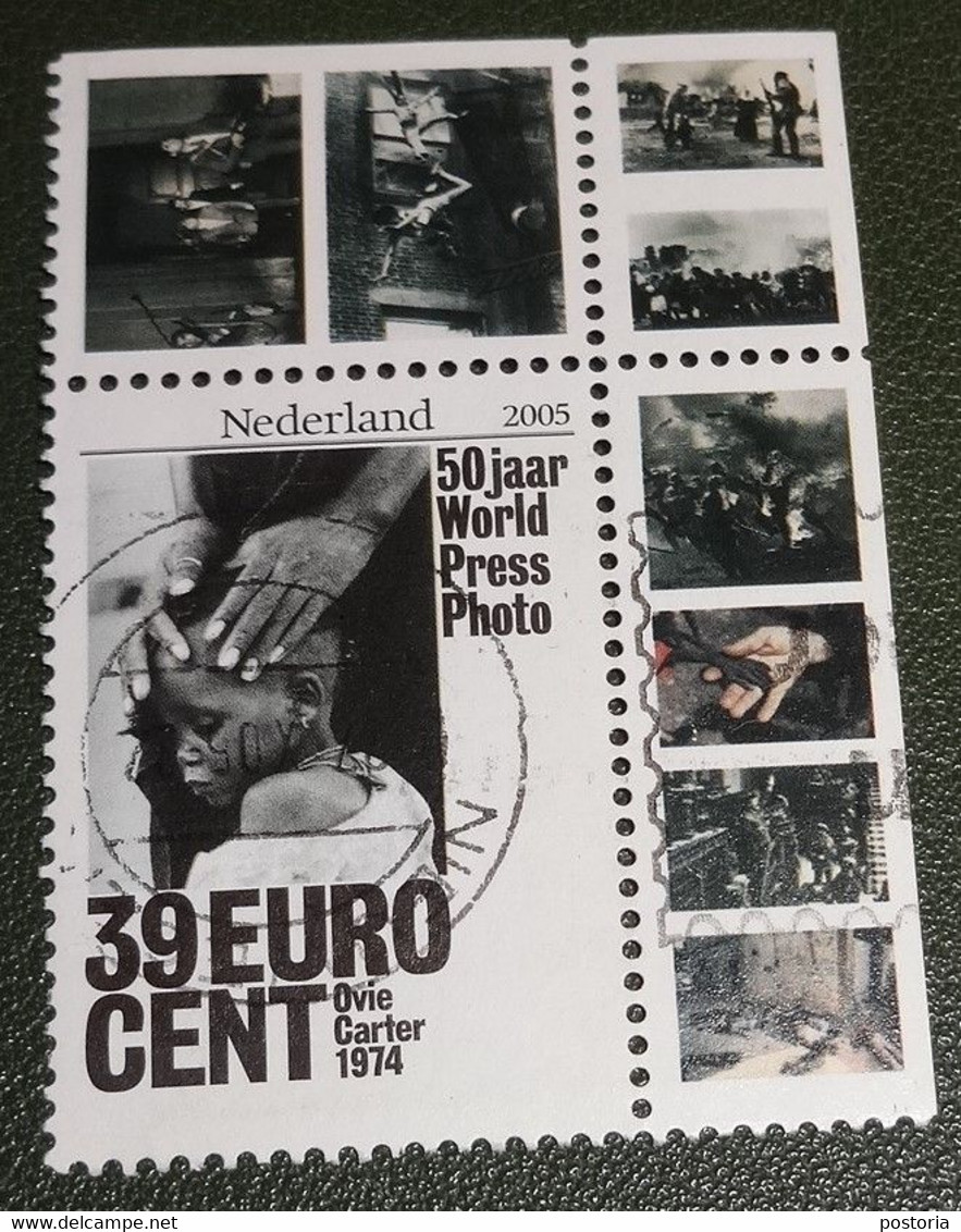 Nederland - NVPH - 2356 - 2005 - Gebruikt - 50 Jaar World Press Foto - Ovie Carter (1946) - Tabs - Usati