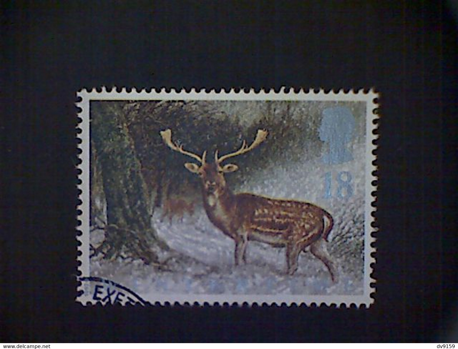 Great Britain, Scott #1421, Used (o), 1992, Animals In Winter, Fallow Deer, 18p - Sin Clasificación