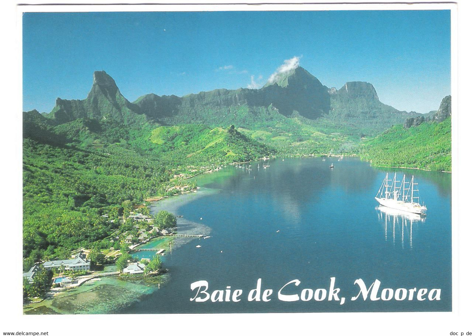 Polynesie Francaise - Baie De Cook - Moorea - Nice Stamp Stamps Timbre - Polynésie Française