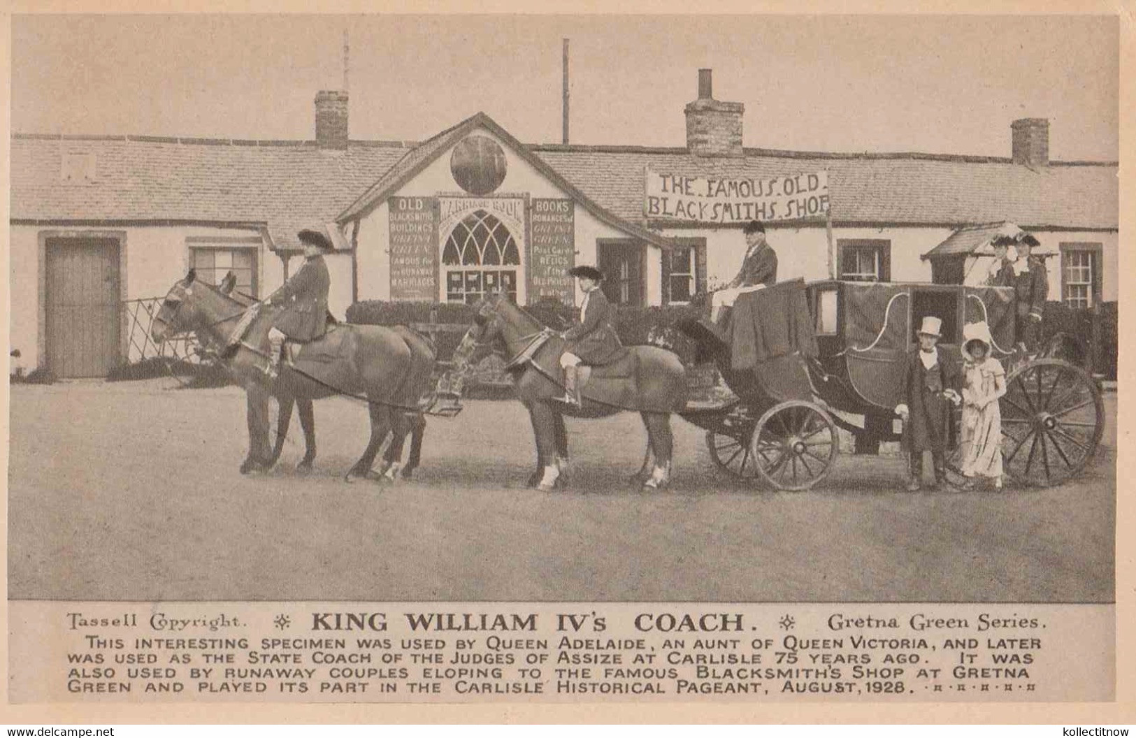 BLACKSMITH SHOP  - KING WILLIAN IV COACH - Dumfriesshire