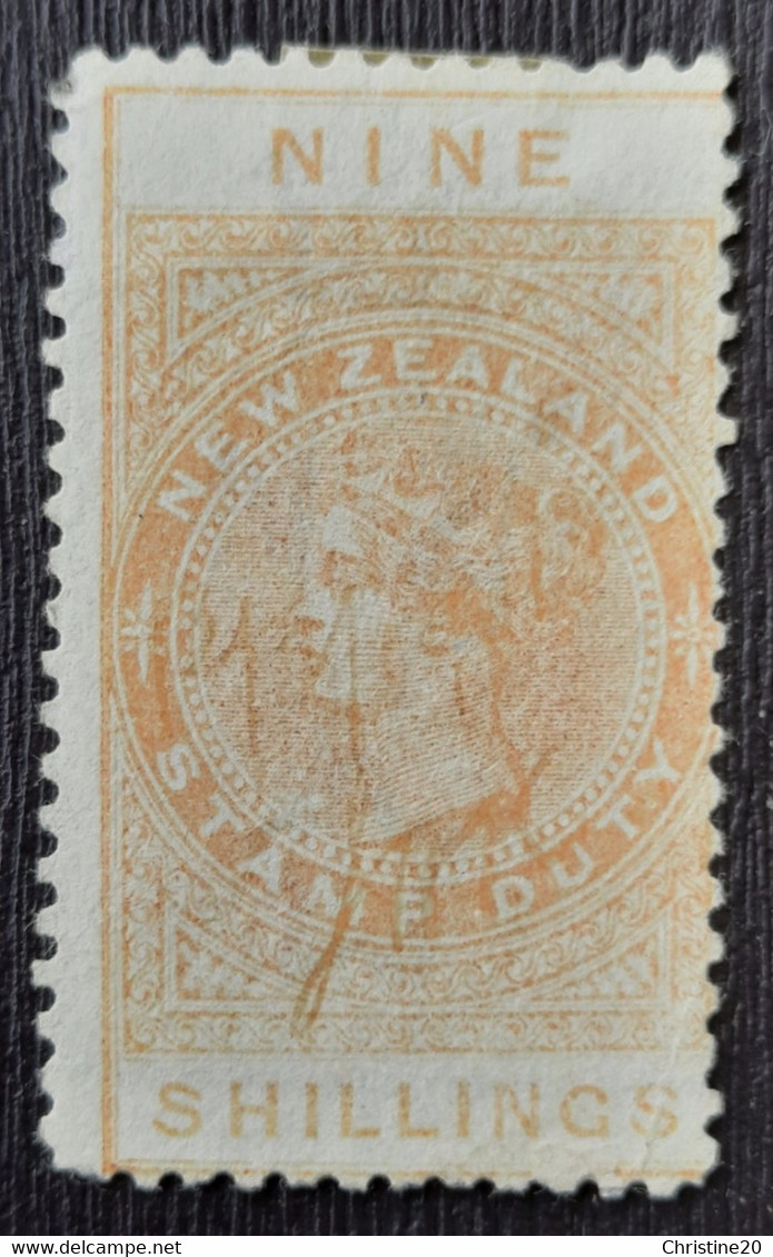 Nouvelle-Zélande 1882/1914 N°14 Timbre Fiscaux-postaux (*)TB Cote 350€ - Unused Stamps