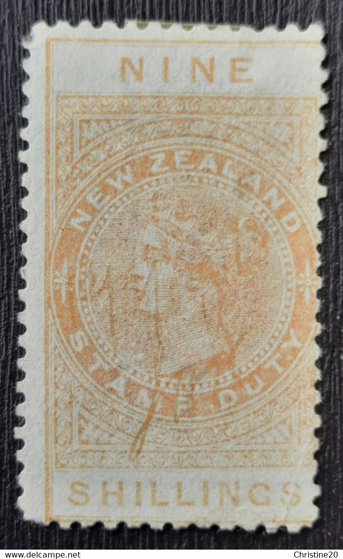 Nouvelle-Zélande 1882/1914 N°14 Timbre Fiscaux-postaux (*)TB Cote 350€ - Neufs