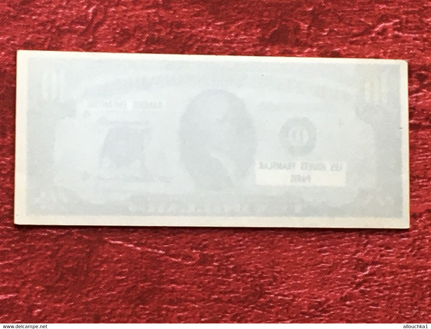 Un Carnet Complet 10 Billets De 10$ USA De La Société Des Banque Enfantine ,Les Jouets Jeu Transcar, Monnaie-Fictifs - Specimen