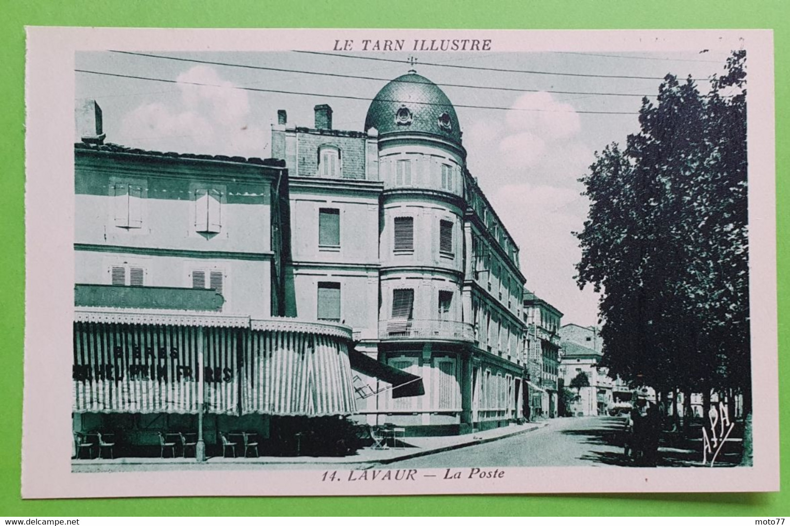 81 / TARN - Lavaur - La Poste - Camion , Café - CPA Carte Postale Ancienne - Vers 1930 - Lavaur