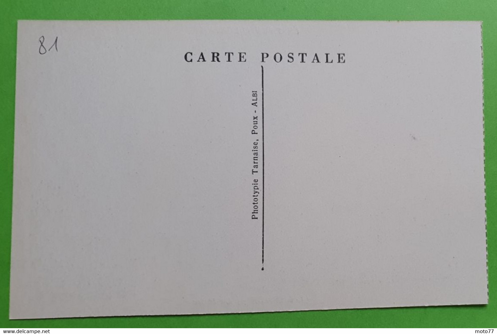 81 / TARN - Lavaur - La Poste - Camion , Café - CPA Carte Postale Ancienne - Vers 1930 - Lavaur