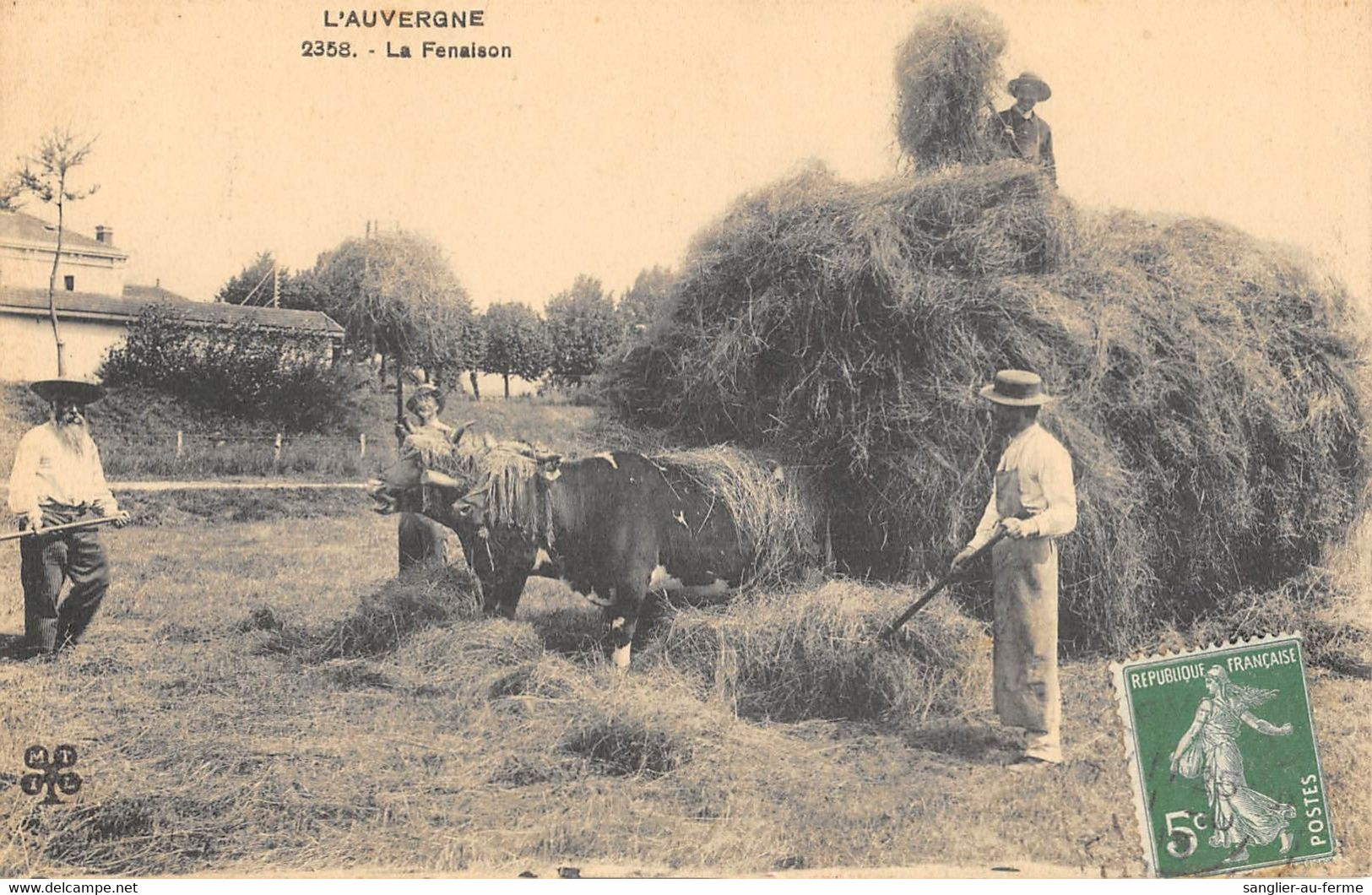 CPA 63 AUVERGNE LA FENAISON / AGRICULTURE - Autres & Non Classés