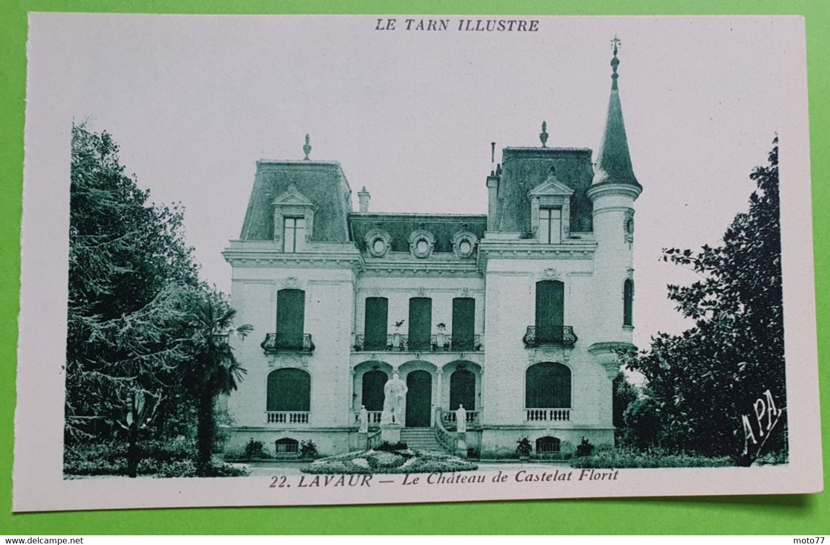 81 / TARN - Lavaur - Château De Castelat Florit - CPA Carte Postale Ancienne - Vers 1930 - Lavaur