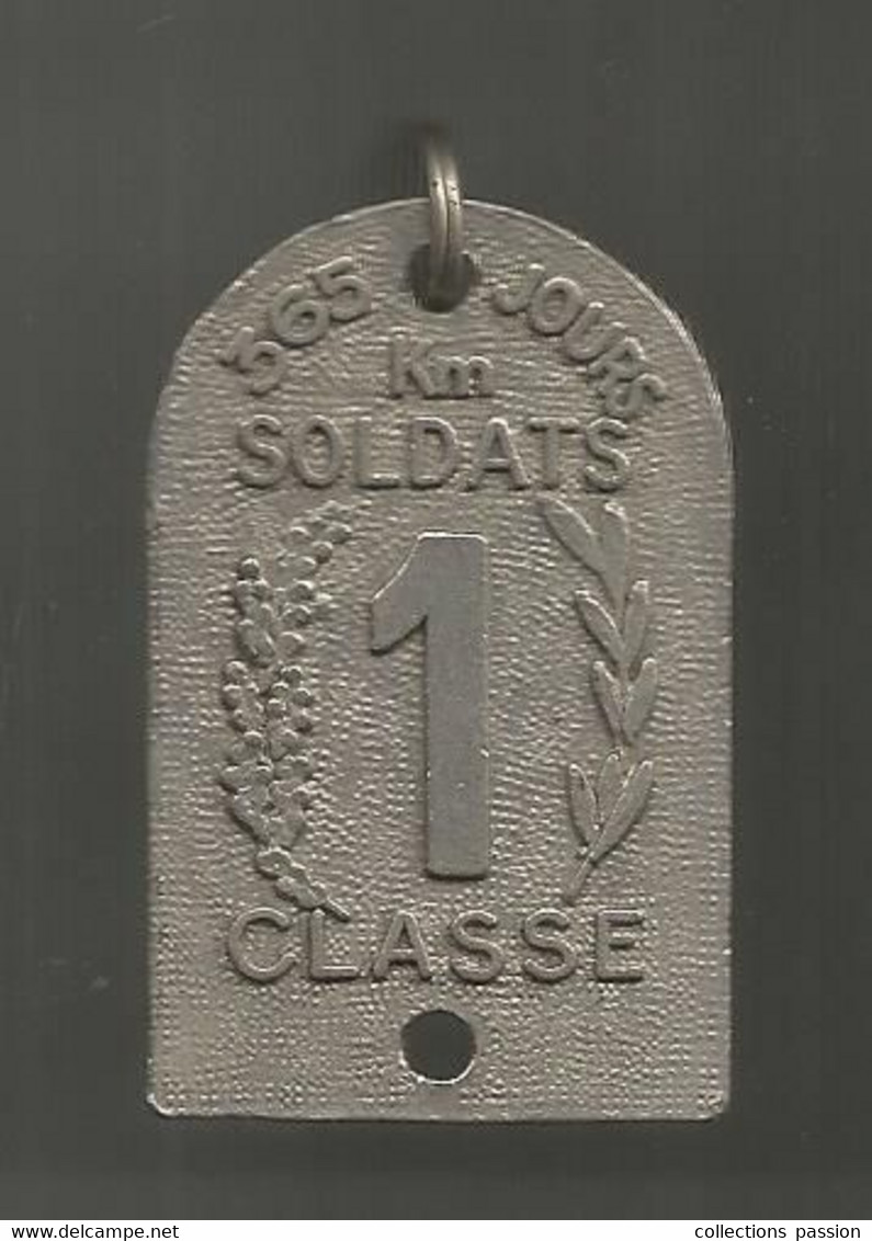 Médaille, Militaria, Appelés Du Contingent, Soldat 1 ére Classe , 365 Jours, 50 X 30 Mm, 25 Gr. Frais Fr 3.35 E - Francia