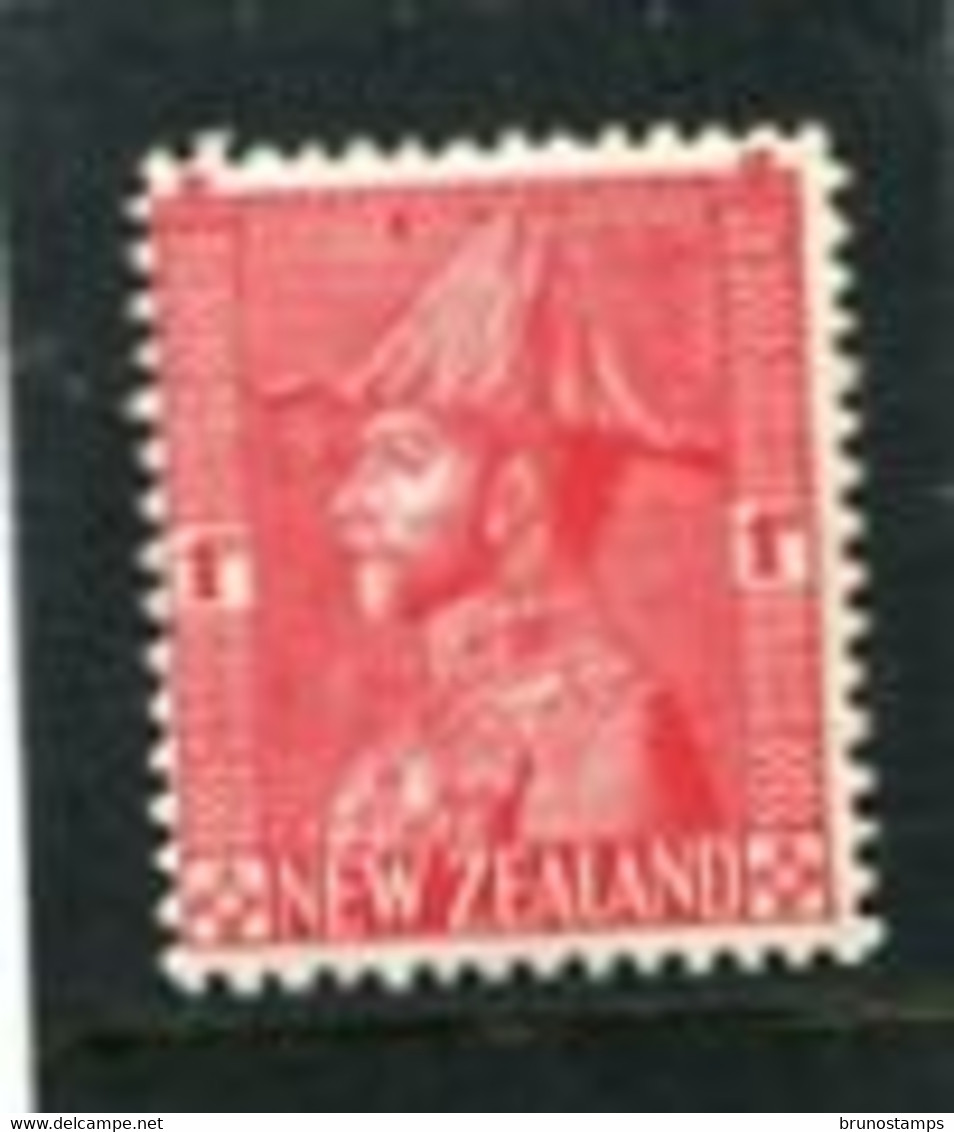 NEW ZEALAND - 1926  1d  KING GEORGE  MINT - Unused Stamps
