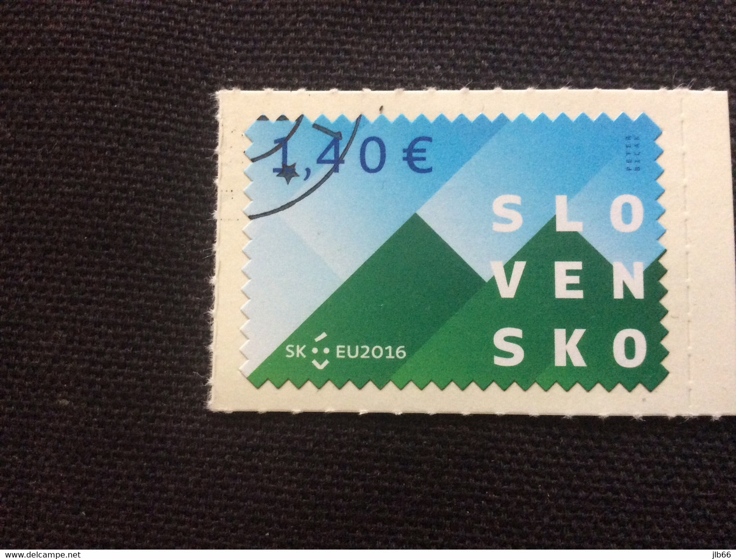 Slovaquie 2016 Yvert 693 Auto-adhésif Oblitéré Présidence Slovaque Du Conseil De L'Union Européenne - Used Stamps