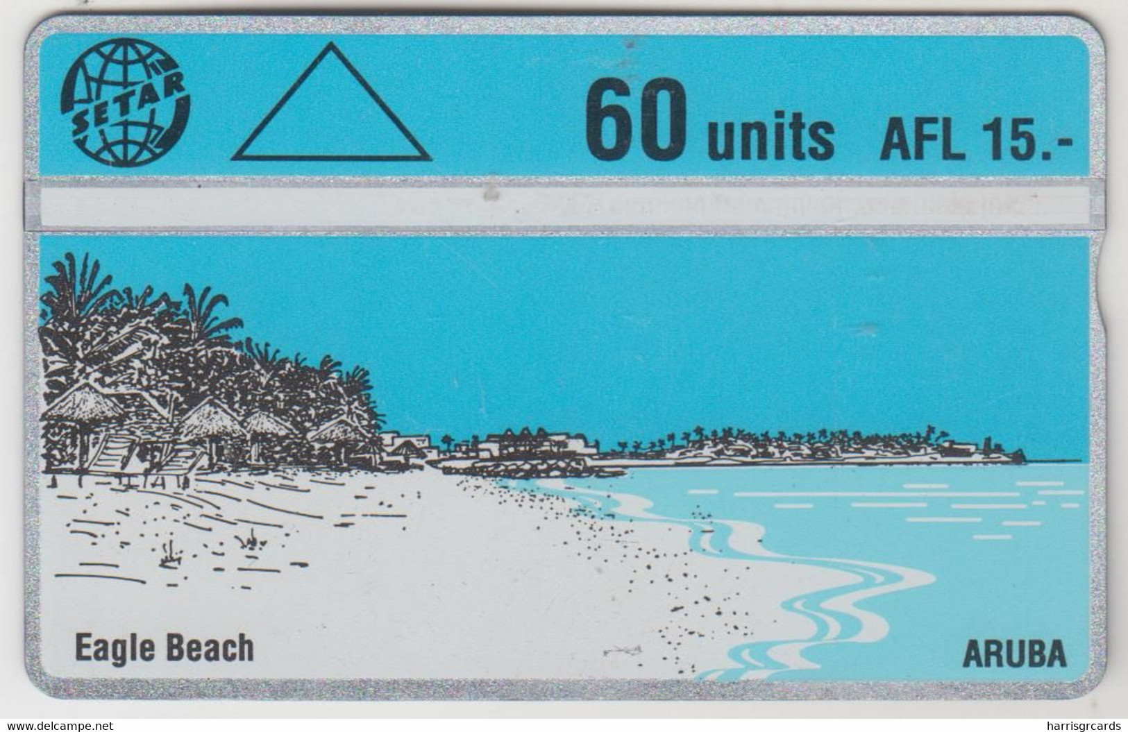 ARUBA (L&G)- Eagle Beach , CN: 402C, 60 U, Used - Aruba