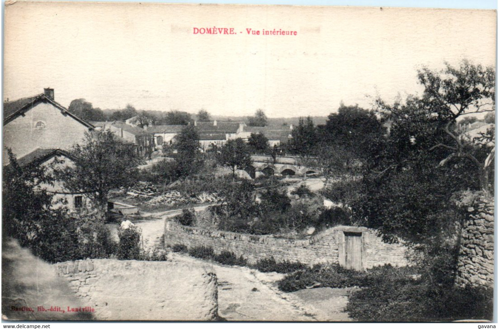 54 DOMEVRE - Vue Intérieure - Domevre En Haye