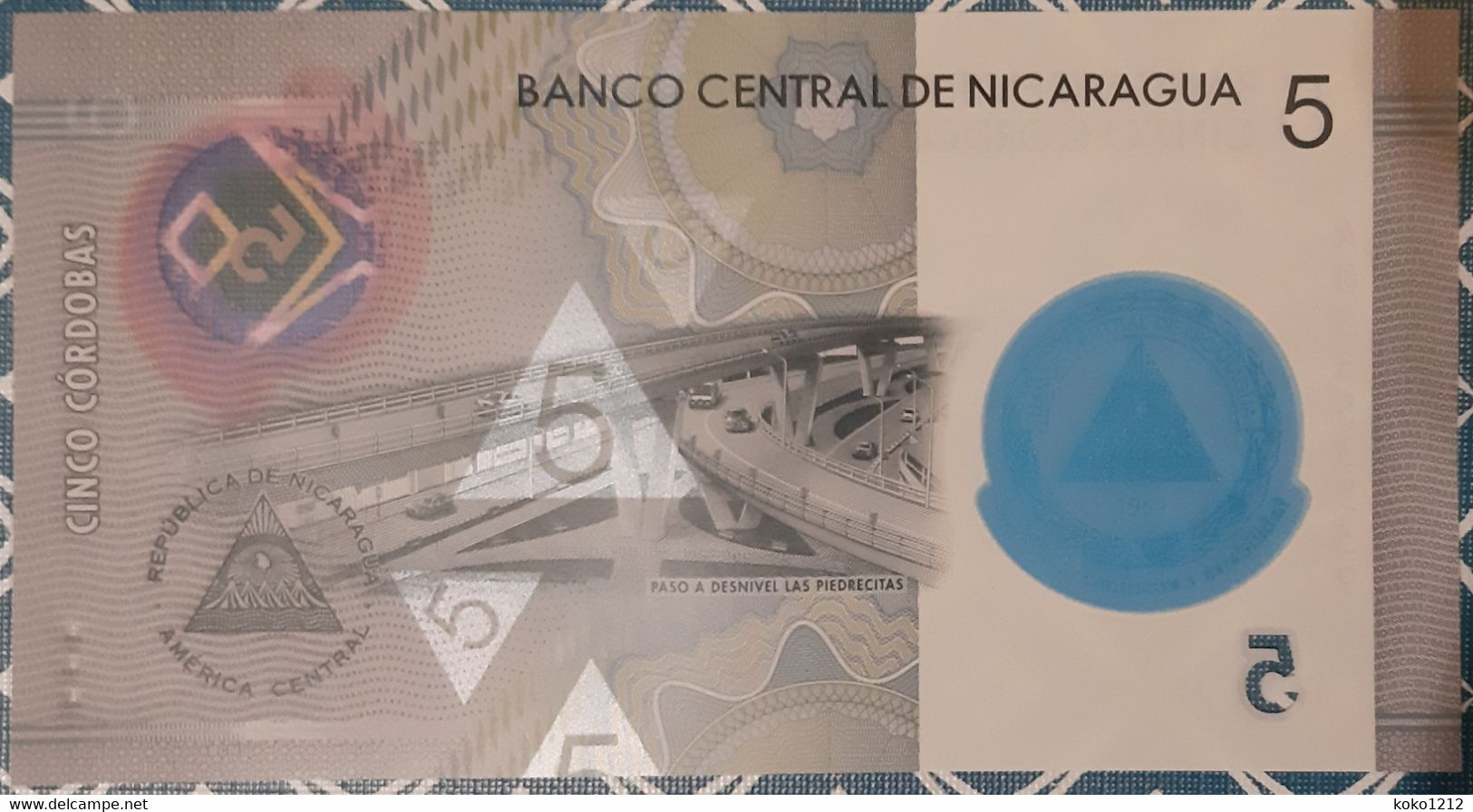 Nicaragua 5C  2020 UNC - Nicaragua