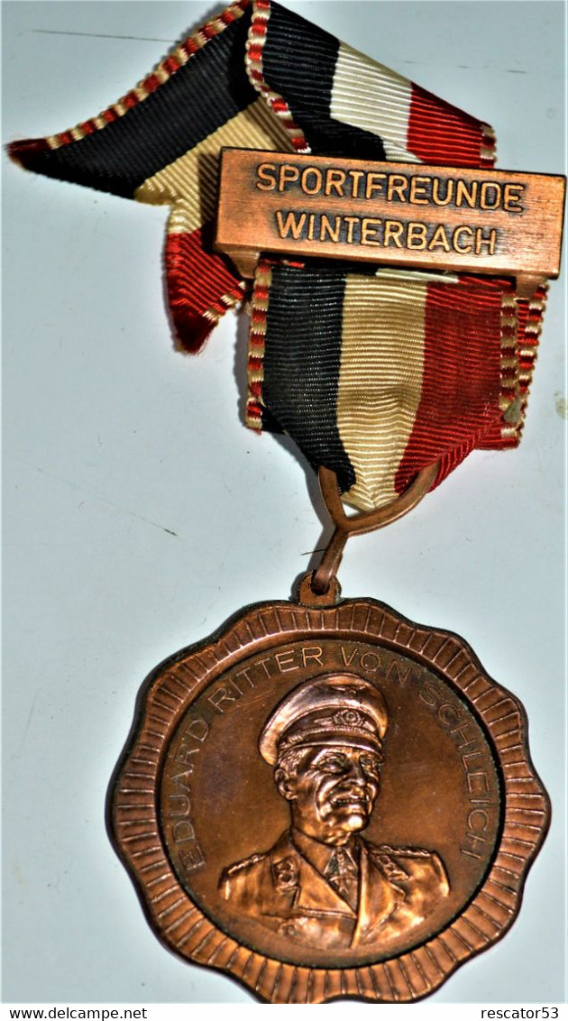 Médaille De L'as De L'aviation Allemande Eduard Ritter Von Schleich - Allemagne