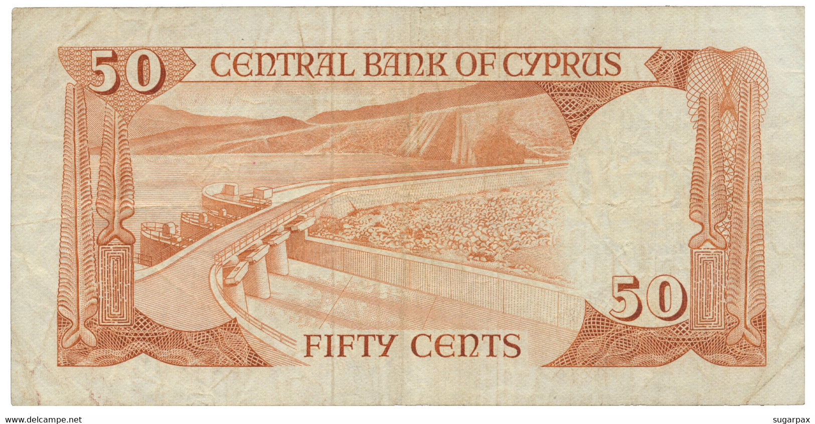 Cyprus - 50 Cents - 1.10.1983 - Pick 49.a - Serie D - Chypre