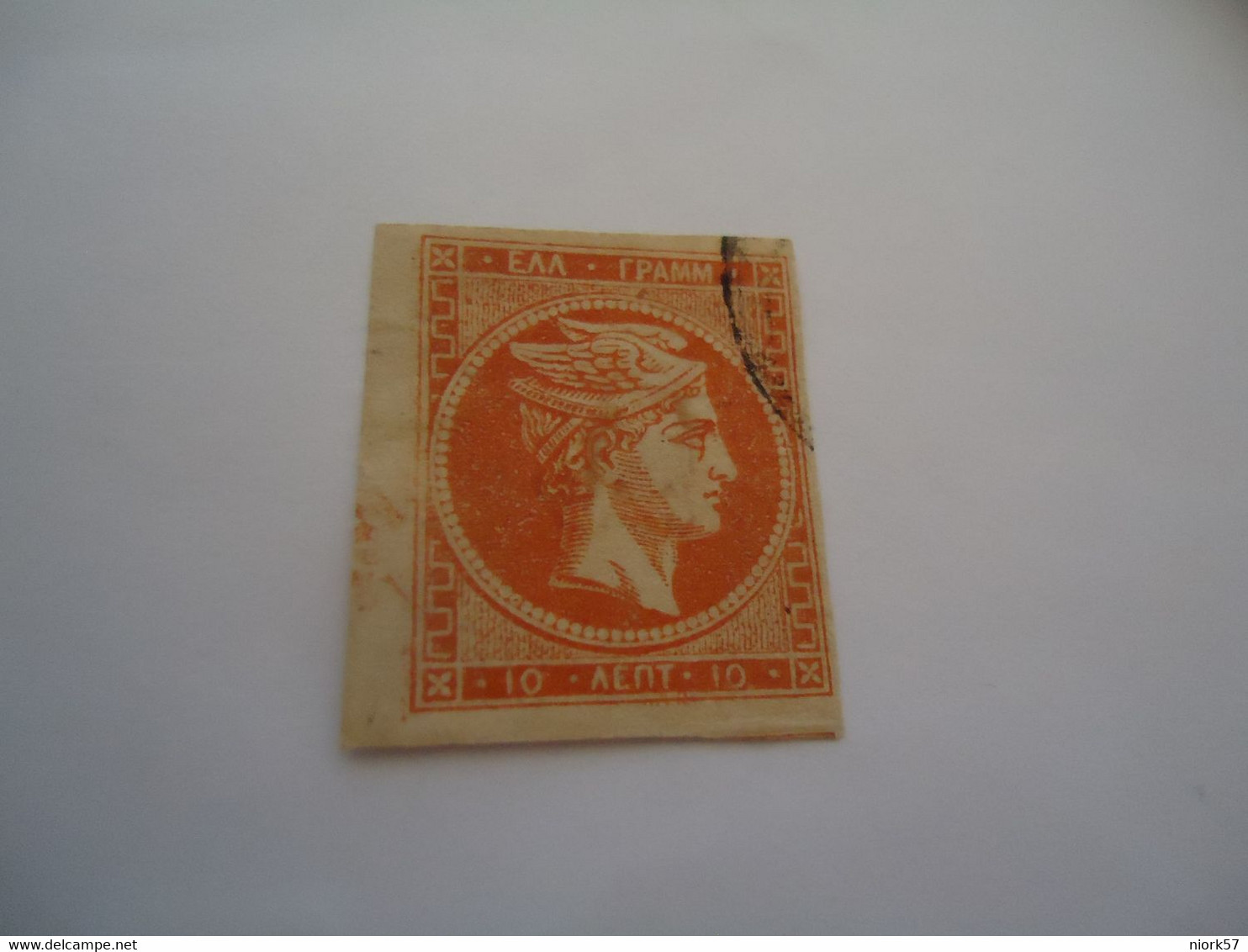 GREECE USED LARGE HERMES HEADS  10L - Autres & Non Classés