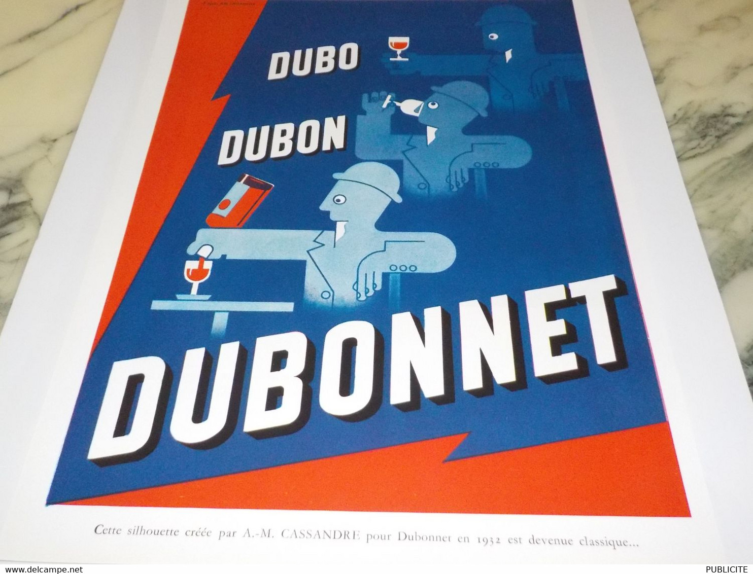 ANCIENNE PUBLICITE DUBONNET APERITIF 1956 - Alcools