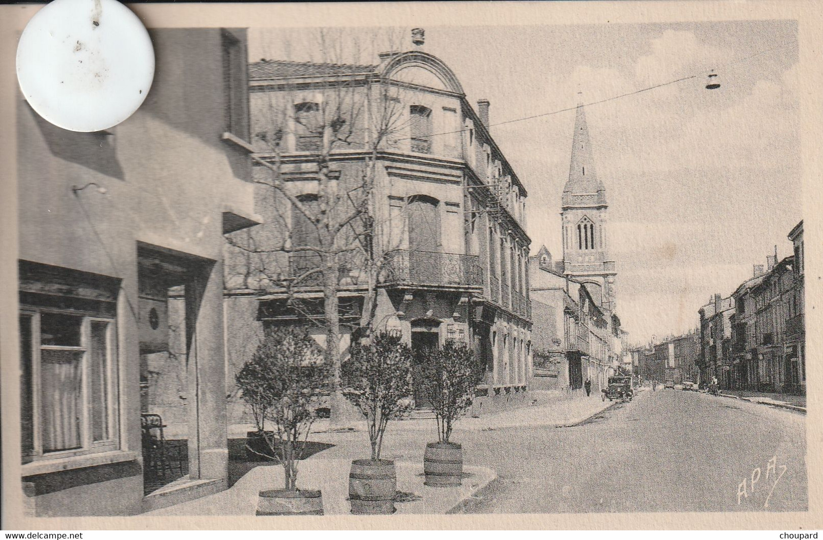 82 - Carte Postale Ancienne De  MONTAUBAN   Faubourg Toulousain Et L'Eglise Saint Orens - Montauban