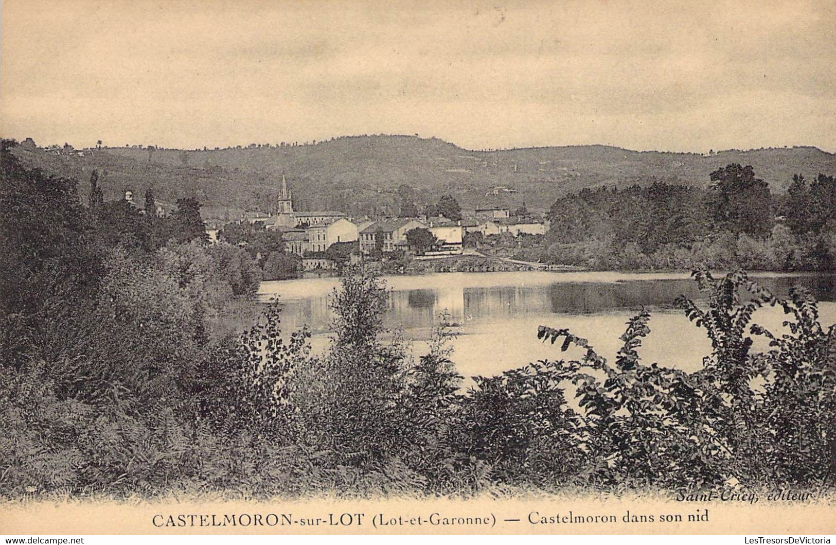 CPA - 47 - Castelmoron Sur Lot - Castelmoron Dans Son Nid - Castelmoron