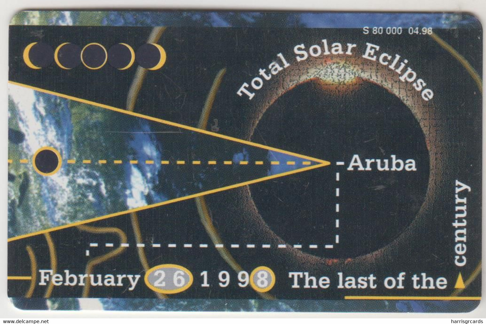 ARUBA - Call Waiting , 04/98, Tirage 80.000, 60 U, Used - Aruba