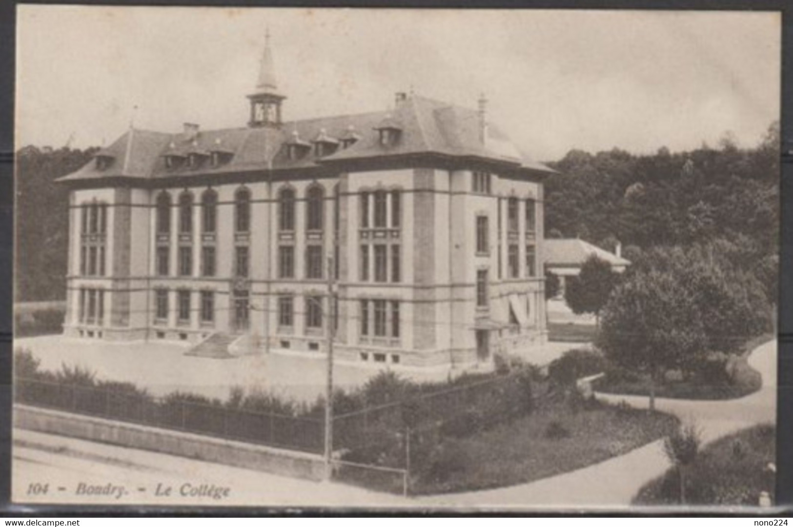 Carte P De 1908 ( Boudry / Le Collège ) - Boudry