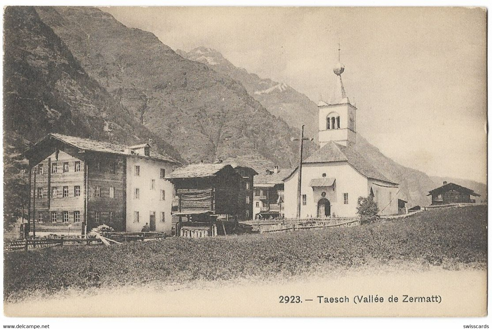 TÄSCH: Teilansicht ~1910 - Täsch