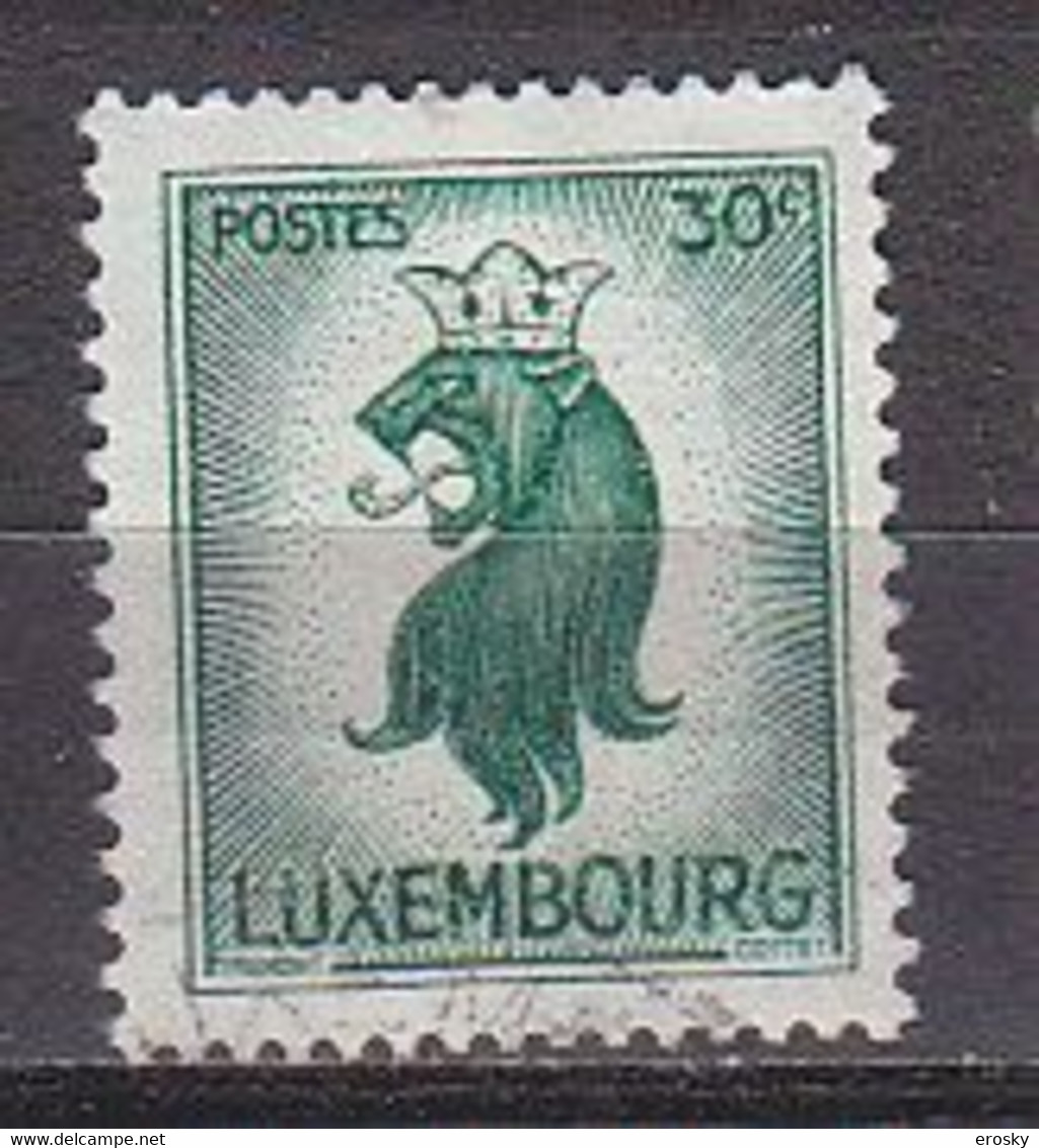 Q3862 - LUXEMBOURG Yv N°360 - 1945 Heraldischer Löwe