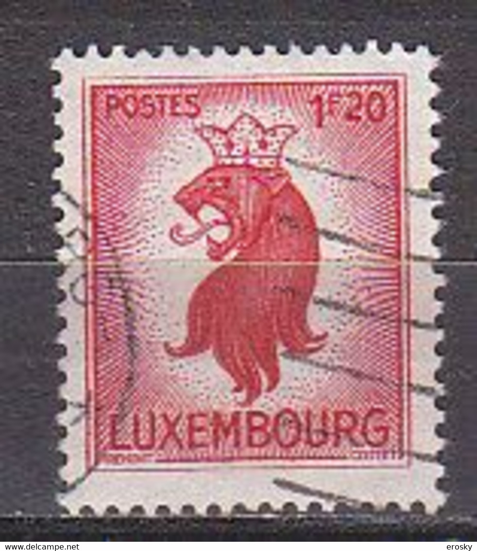 Q3863 - LUXEMBOURG Yv N°364 - 1945 Heraldischer Löwe