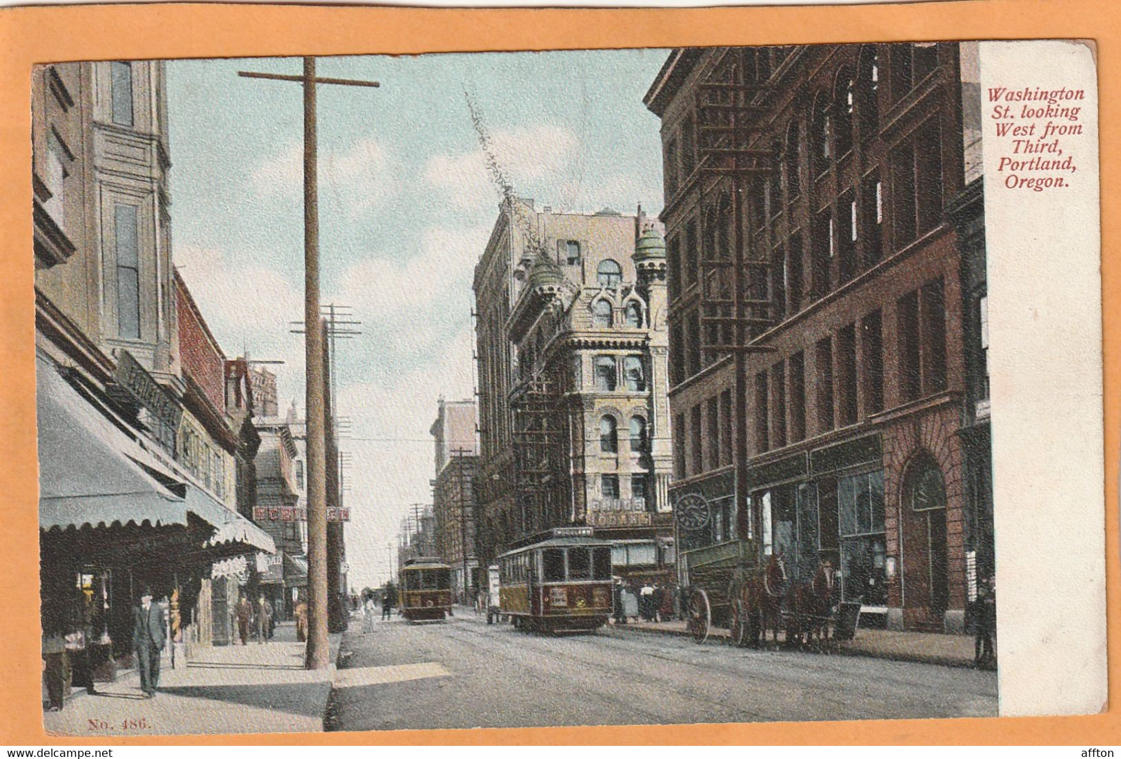 Portland Oregon 1907 Postcard - Portland