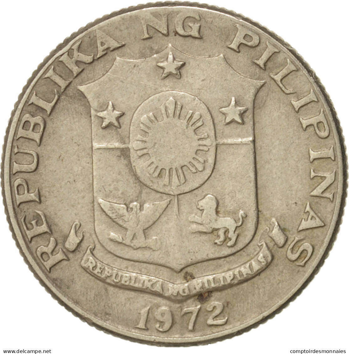 Monnaie, Philippines, 10 Sentimos, 1972, TTB, Copper-nickel, KM:198 - Filippine