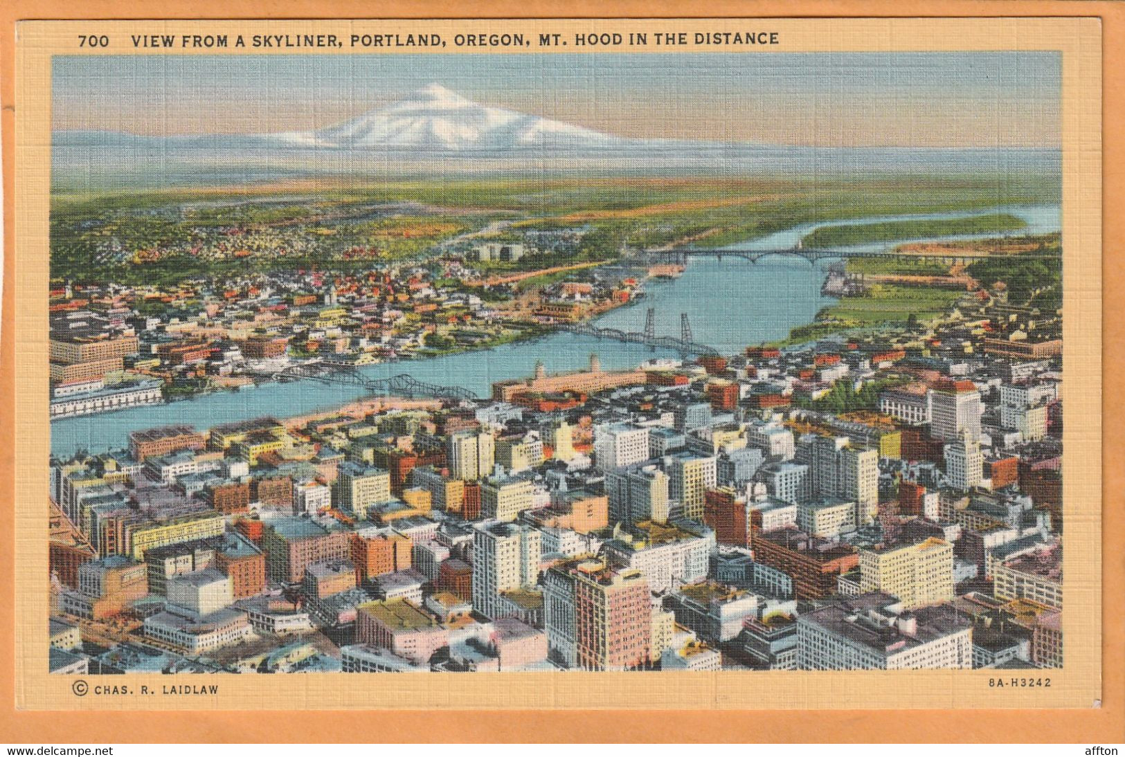 Portland Oregon 1940 Postcard - Portland