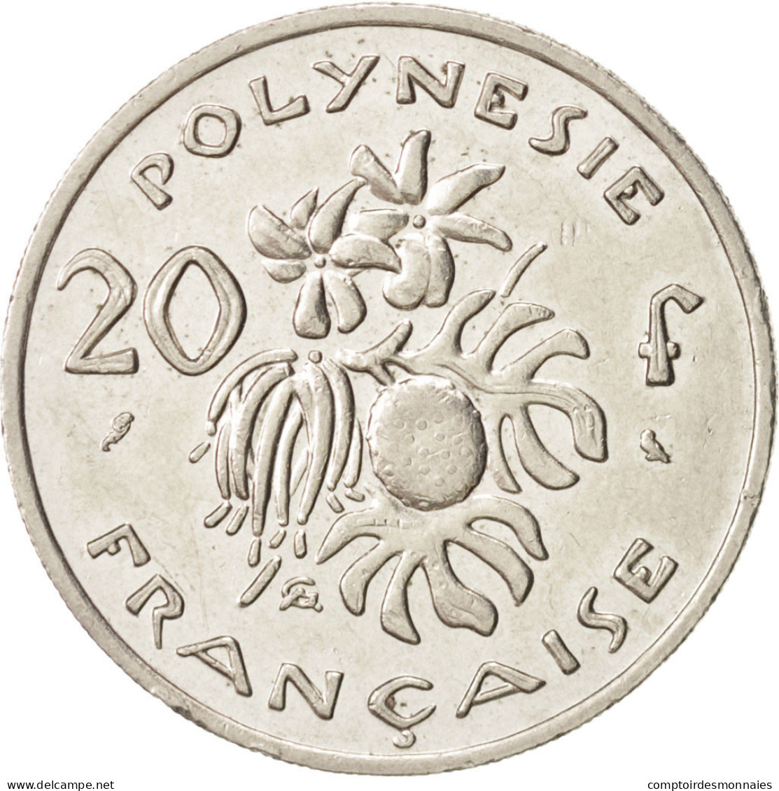 Monnaie, French Polynesia, 20 Francs, 1972, Paris, TTB, Nickel, KM:9 - Frans-Polynesië