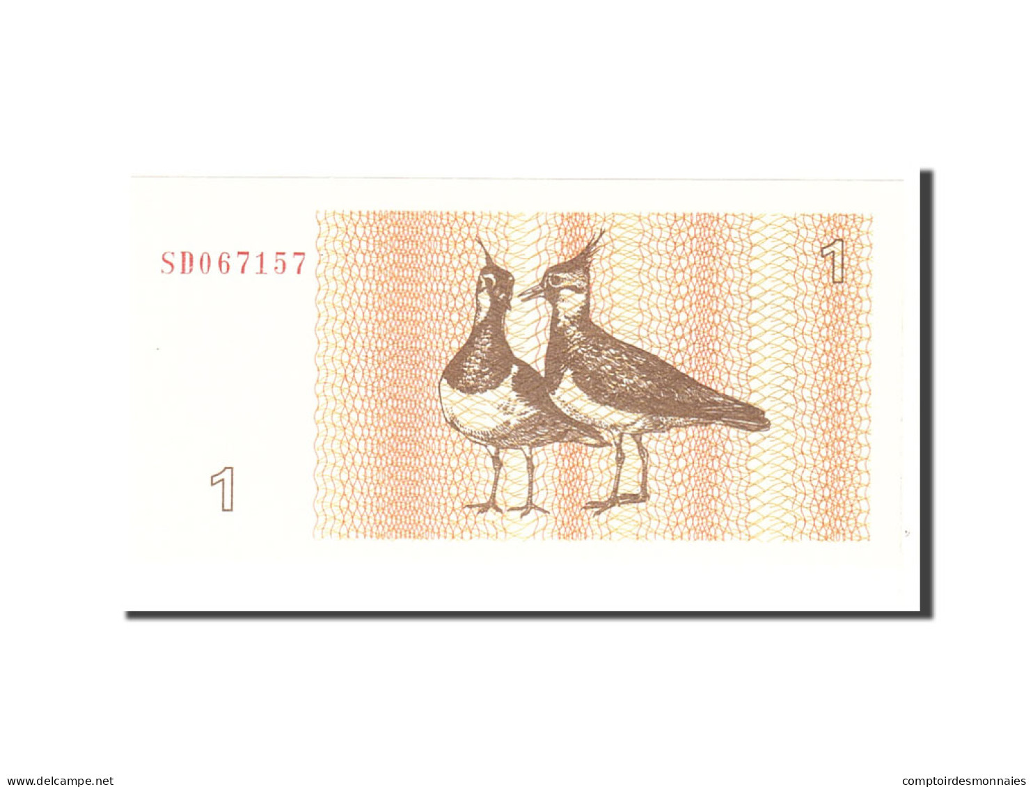 Billet, Lithuania, 1 (Talonas), 1992, Undated, KM:39, NEUF - Litouwen