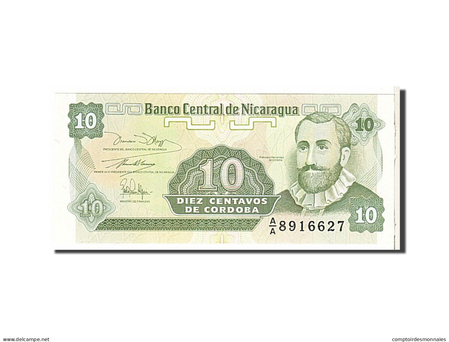 Billet, Nicaragua, 10 Centavos, 1991, KM:169a, NEUF - Nicaragua