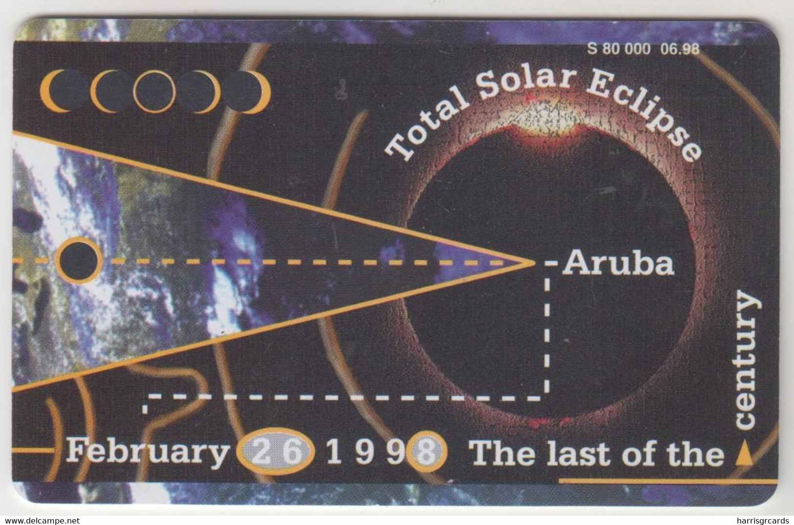 ARUBA - Setarnet , 06/98, Tirage 80.000, 60 U, Used - Aruba