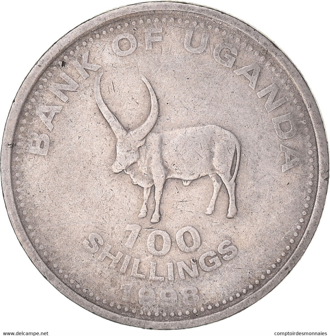 Monnaie, Ouganda, 100 Shillings, 1998, Royal Canadian Mint, TB+, Cupro-nickel - Uganda