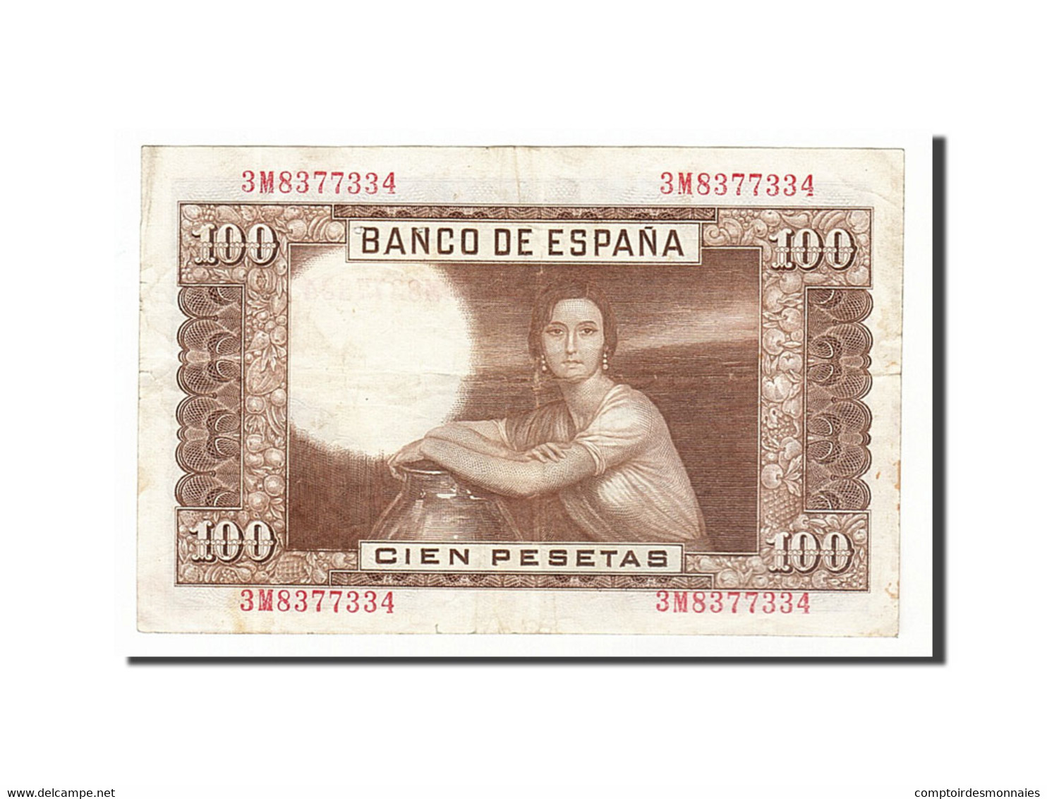 Billet, Espagne, 100 Pesetas, 1953, 1953-04-07, TB+ - 100 Peseten