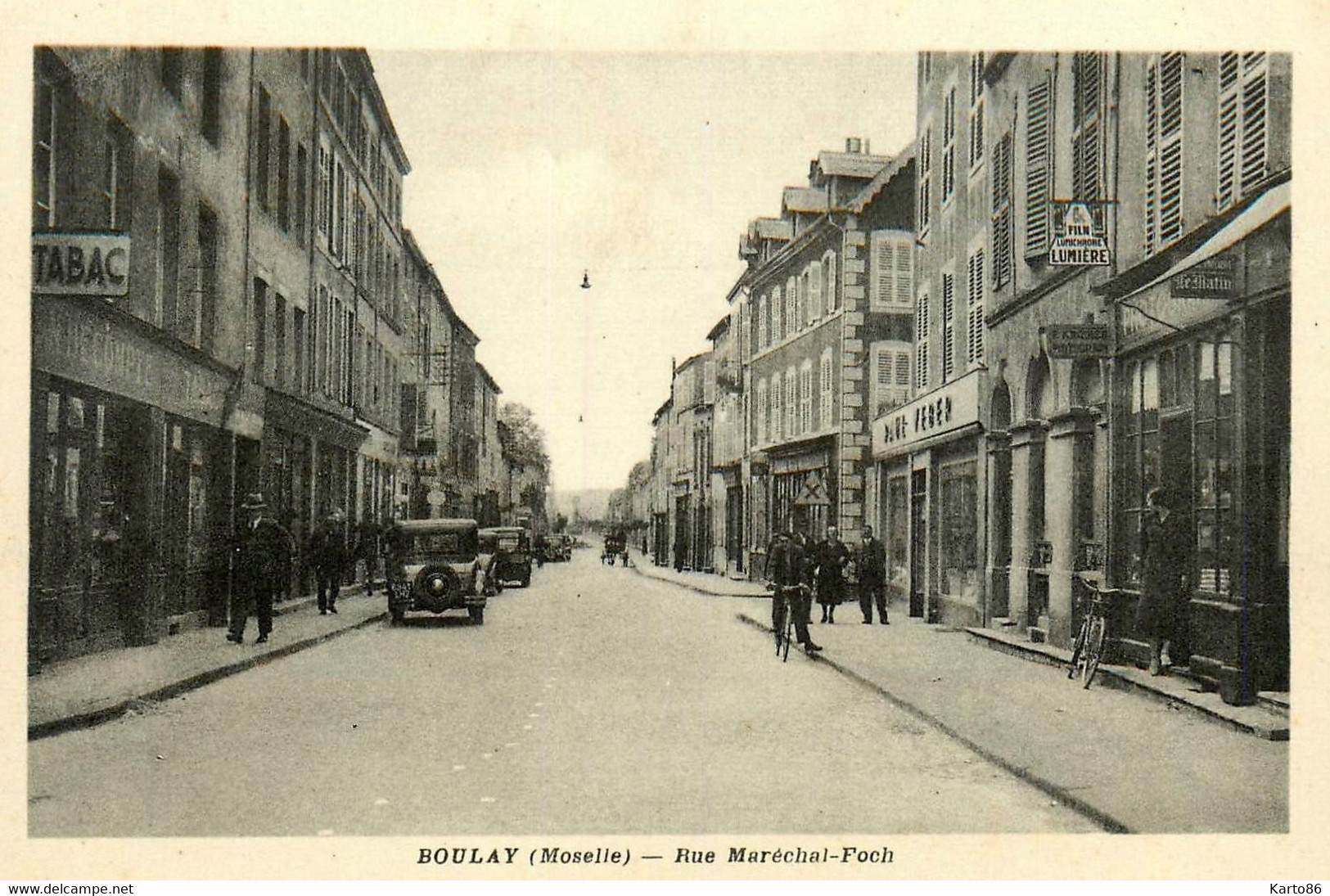 Boulay * Débit De Tabac Tabacs TABAC , Rue Maréchal Foch * Commerce Magasin Paul WEBER - Boulay Moselle