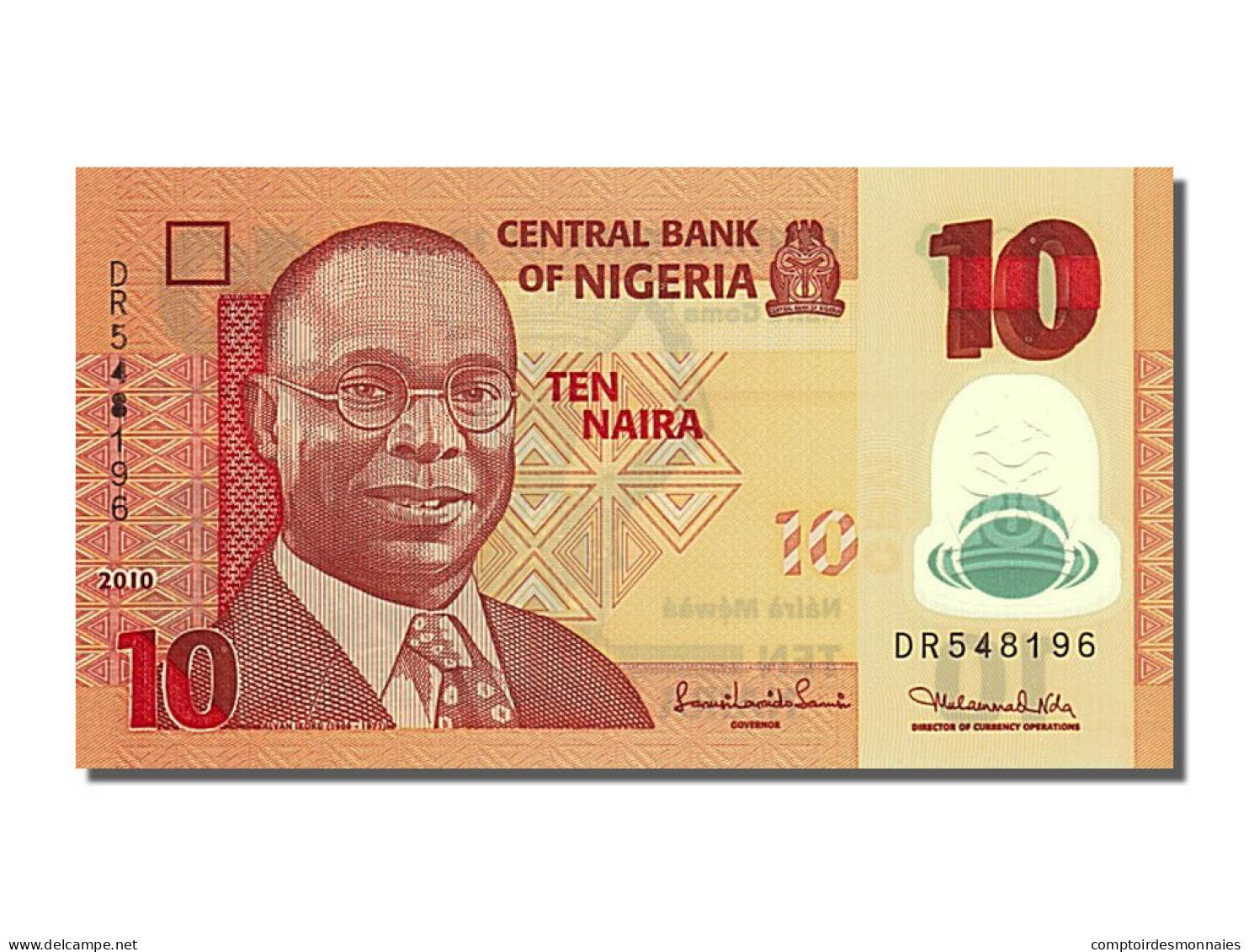 Billet, Nigéria, 10 Naira, 2010, NEUF - Nigeria